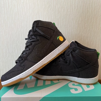 Nike SB Dunk High Pro Momofuku "Black/White/Laser Orange/Black"