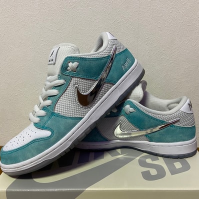 APRIL SKATEBOARDS × Nike SB Dunk Low Pro QS "White and Multi-Color"