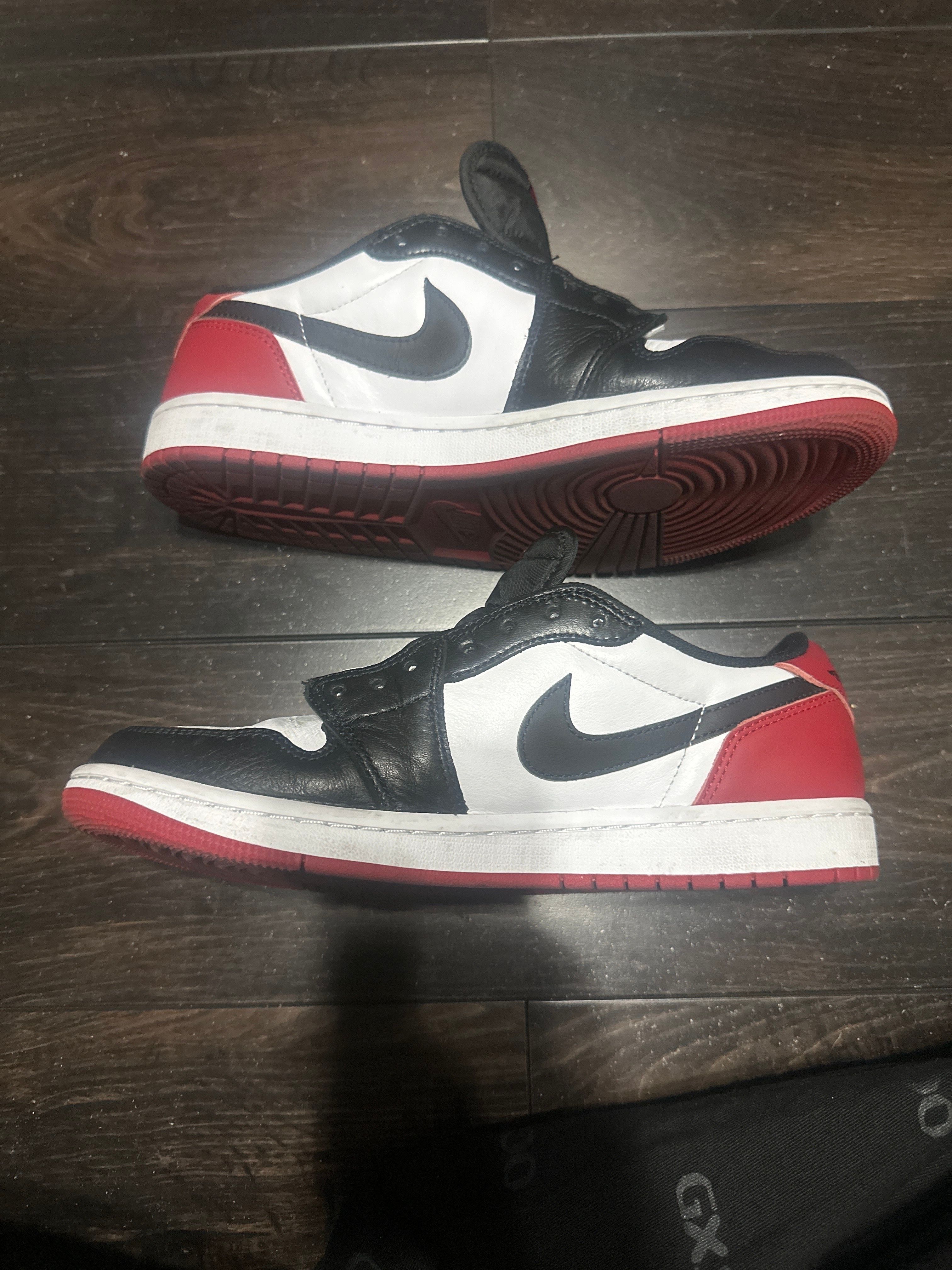 Nike Air Jordan 1 Retro Low OG "Black Toe"