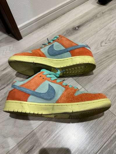 Nike SB Dunk Low Pro PRM "Orange and Emerald Rise"