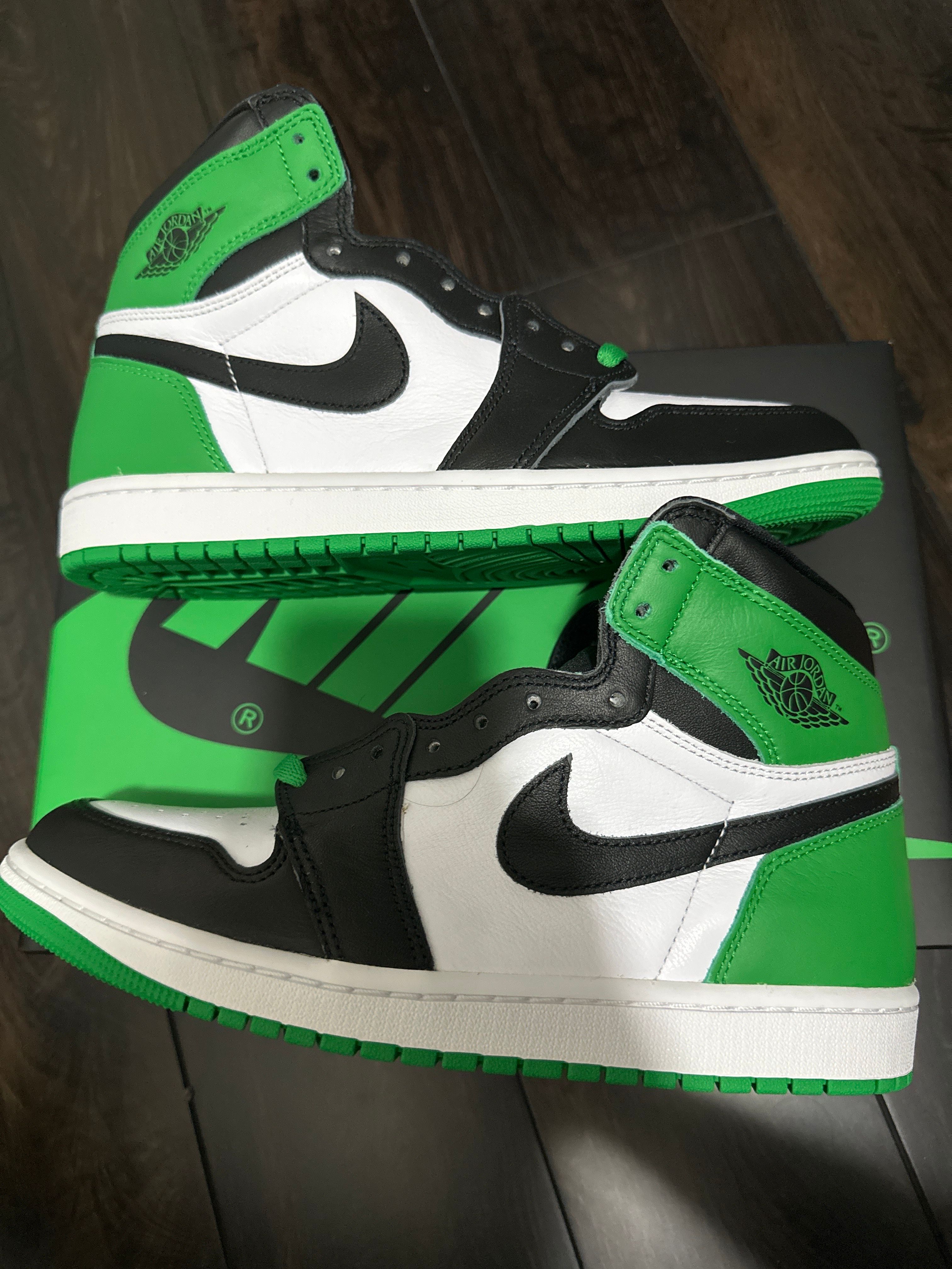Nike Air Jordan 1 Retro High OG "Celtics/Black and Lucky Green" (2023)