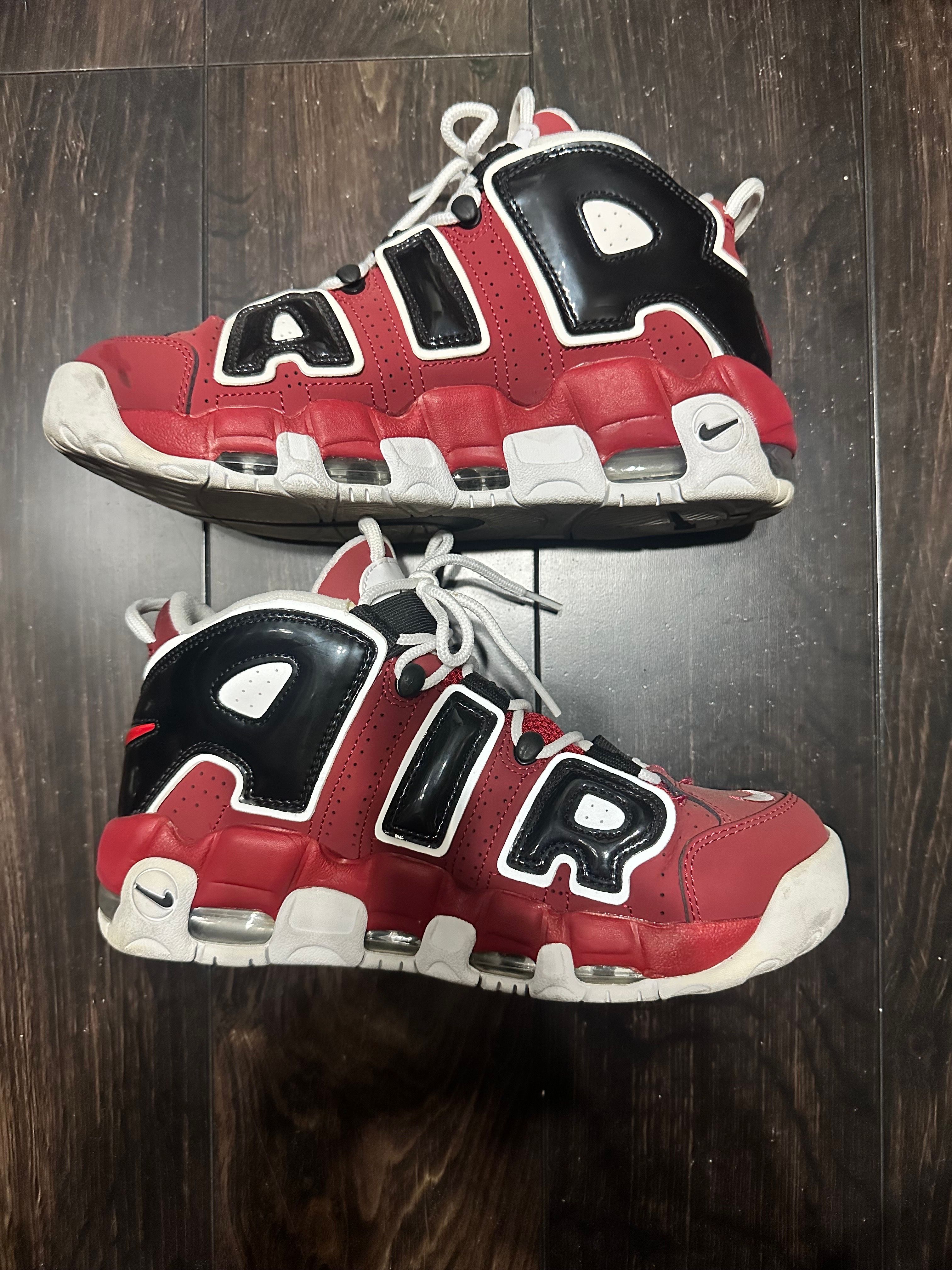 Nike Air More Uptempo ’96 "Black and Varsity Red" (2021) 