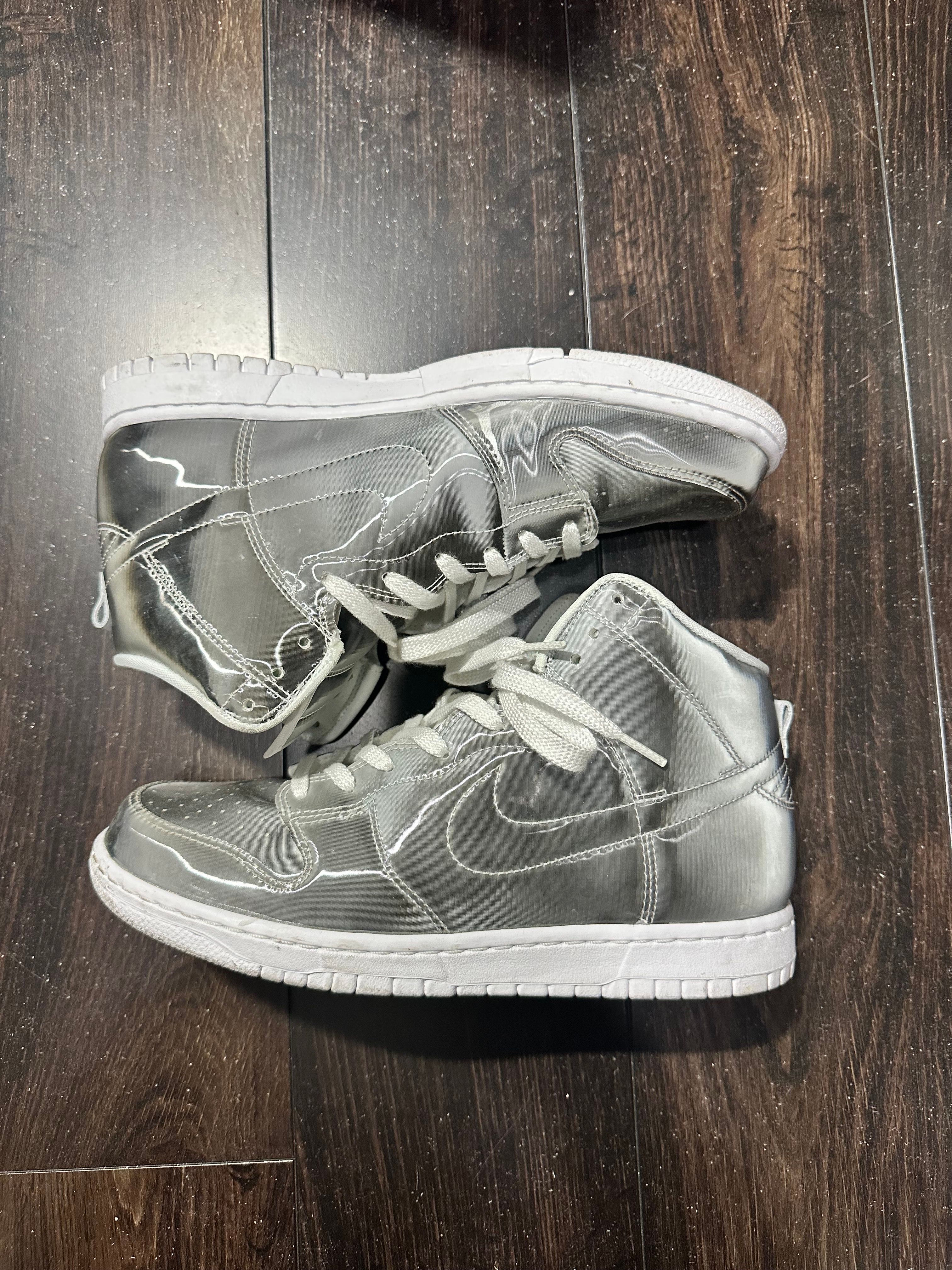 CLOT × Nike Dunk High "Silver/Flux"