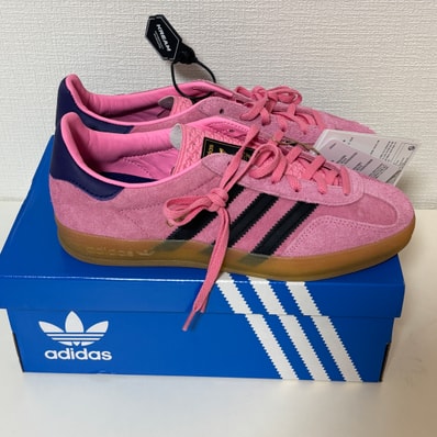adidas Women's Gazelle Indoor "Bliss Pink/Core Black/Collegiate Purple"