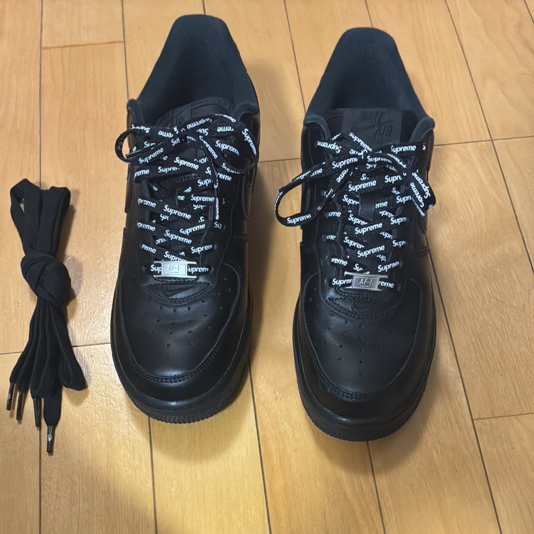 Supreme × Nike Air Force 1 Low "Black"