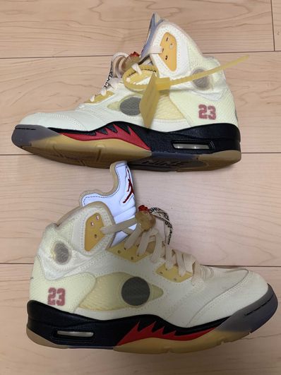 Off-White × Nike Air Jordan 5 "Sail"