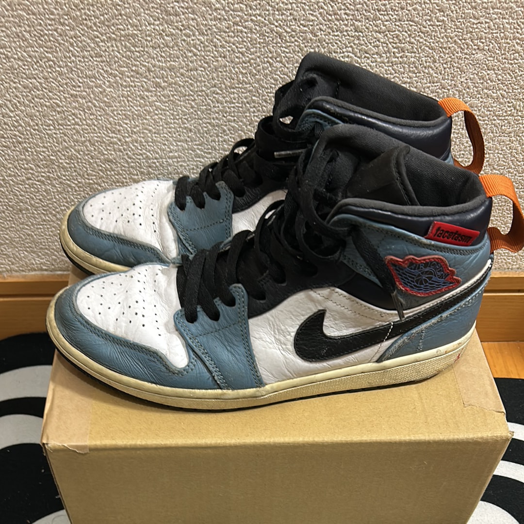 FACETASM × Nike Air Jordan 1 Mid "White/Navy"