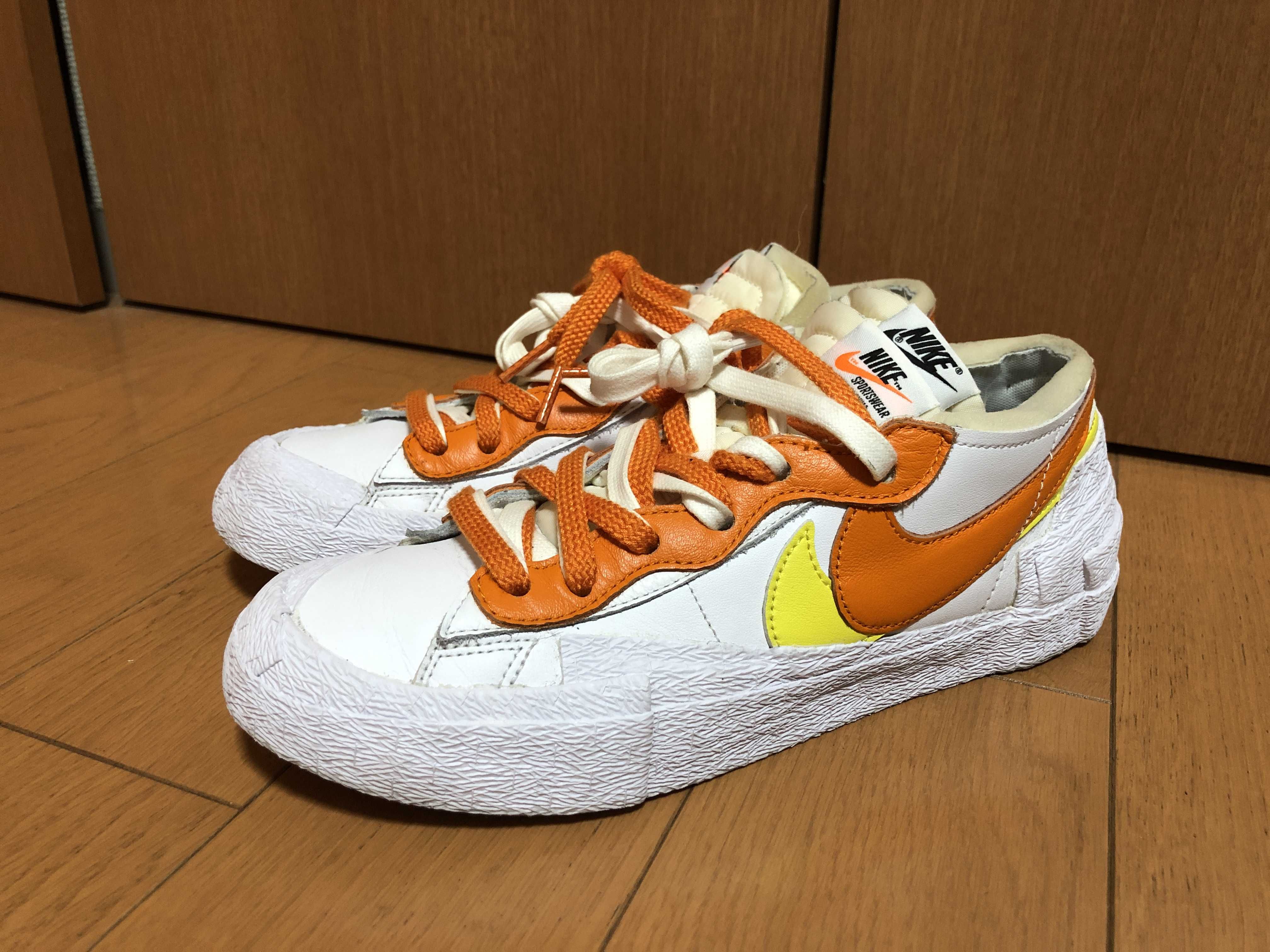 SACAI × NIKE BLAZER LOW "MAGMA ORANGE"