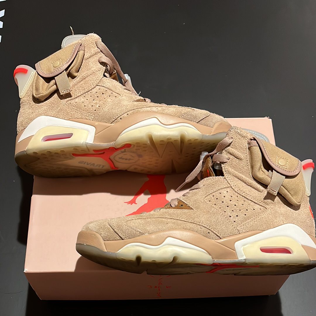 Travis Scott × Nike Air Jordan 6 "British Khaki"