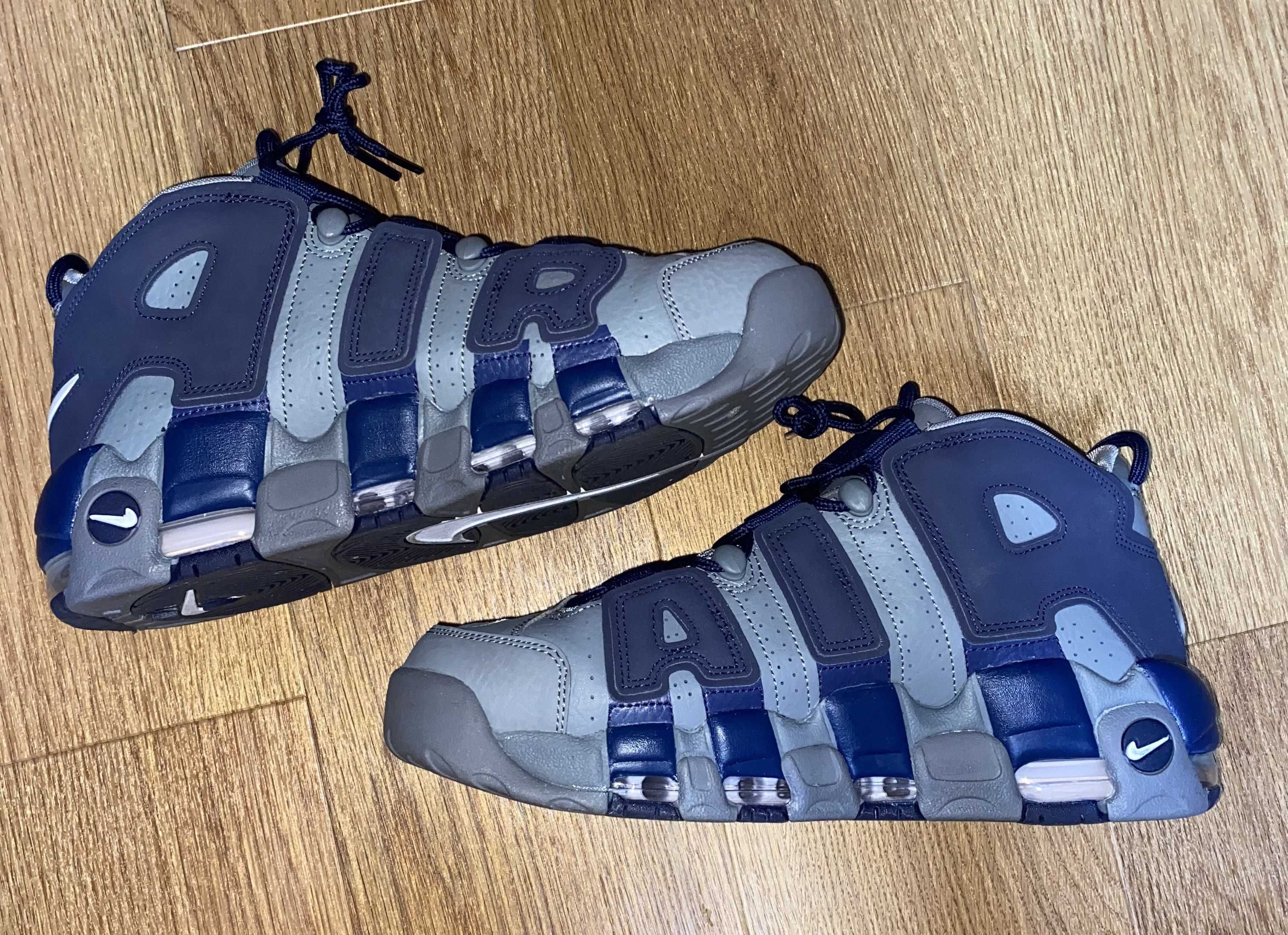 Nike Air More Uptempo '96 "Cool Grey/White/Midnight Navy"