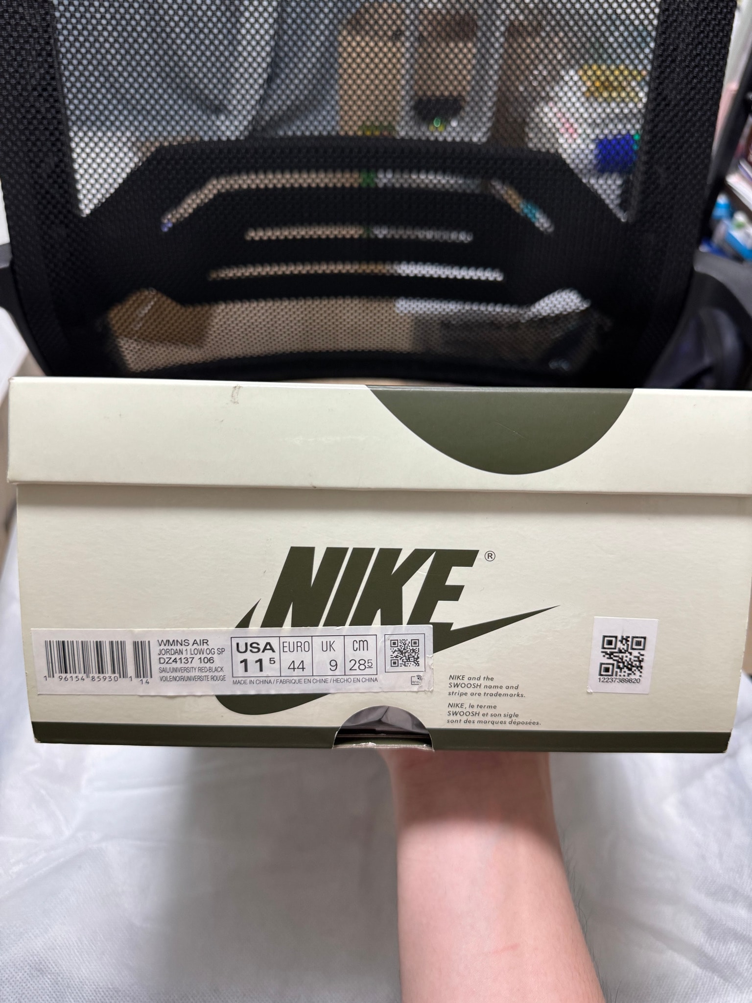 Travis Scott × Nike Women's Air Jordan 1 Low OG "Medium Olive"