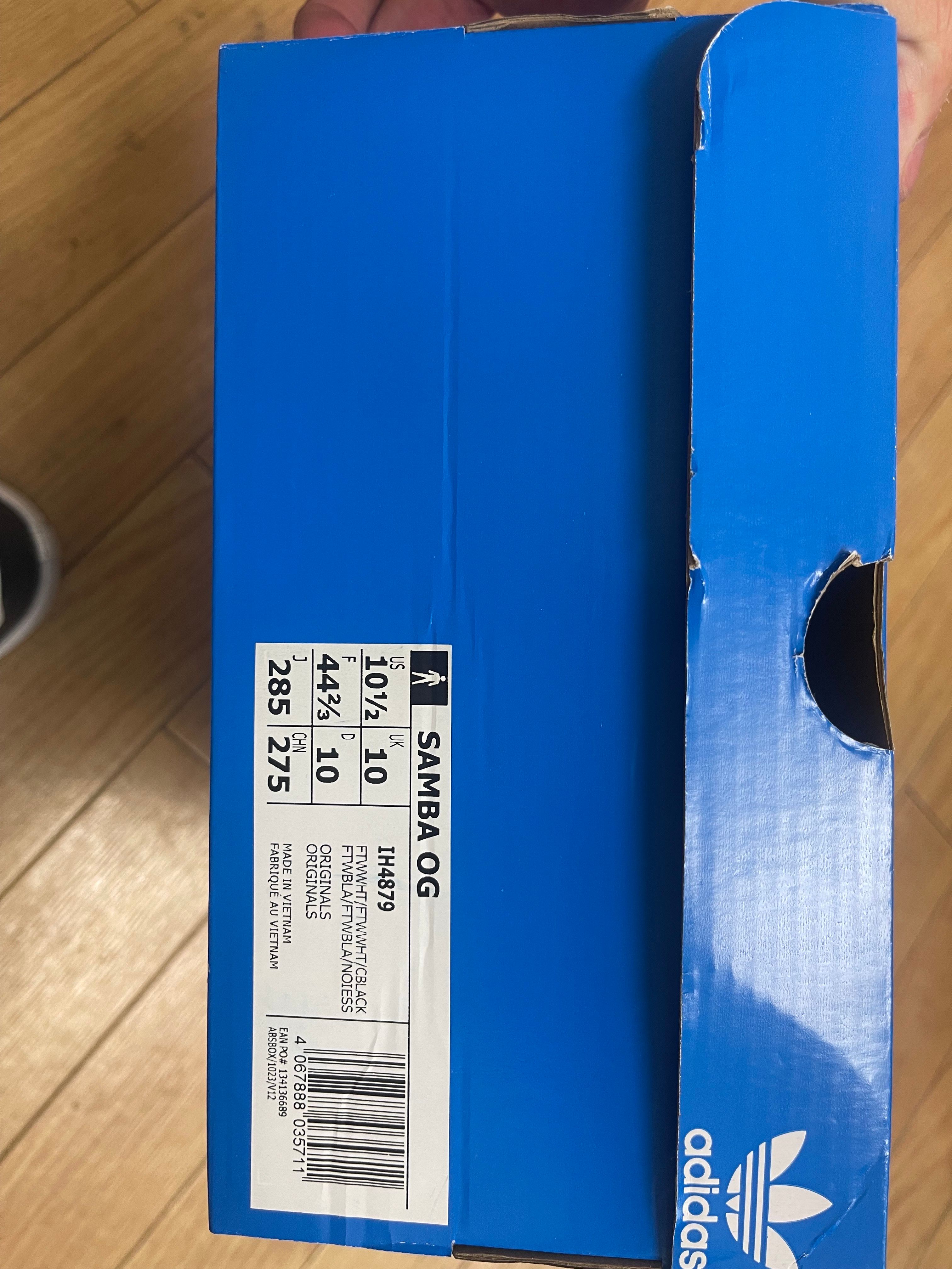 adidas Samba OG "Footwear White/Core Black"