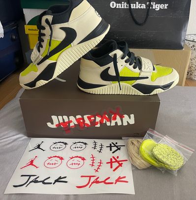 Travis Scott × Nike Jordan Jumpman Jack TR CJ1 T-Rexx "Bright Cactus"