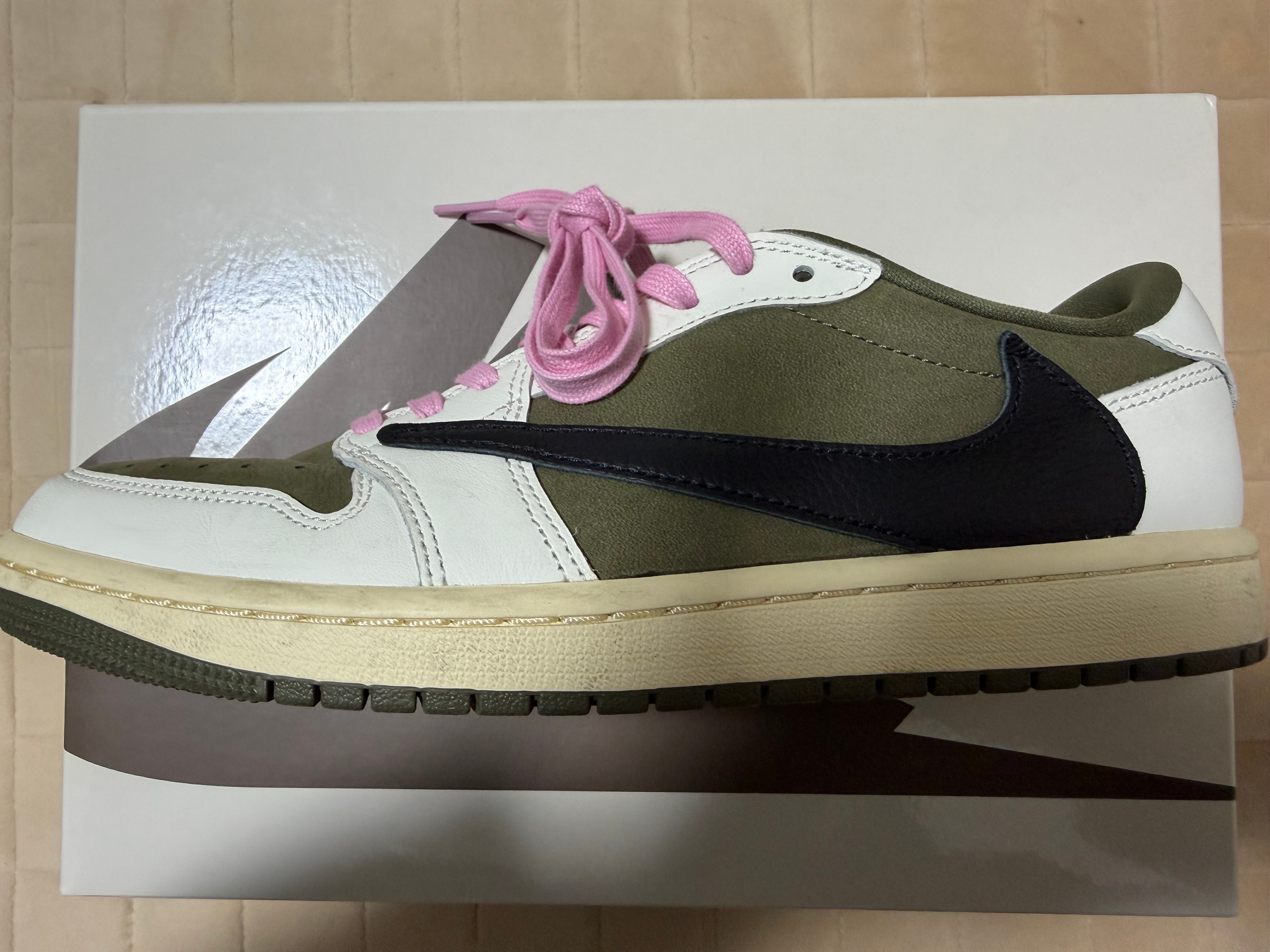 Travis Scott × Nike Air Jordan 1 Low OG SP "Reverse Olive"