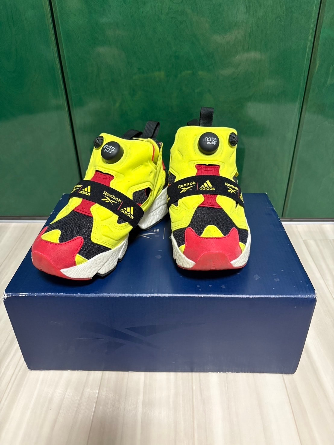 ADIDAS × REEBOK INSTAPUMP FURY BOOST OG  "YELLOW/RED"