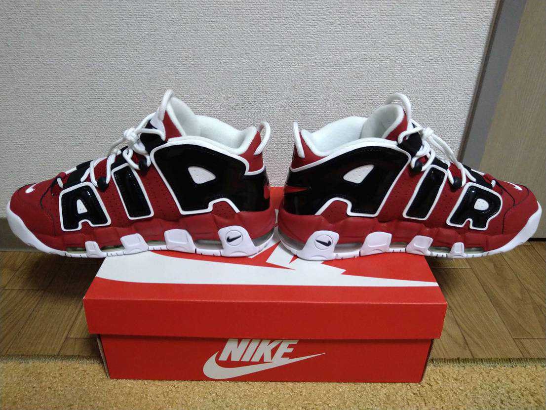NIKE AIR MORE UPTEMPO ’96 "VARSITY RED/WHITE/BLACK"(2017)