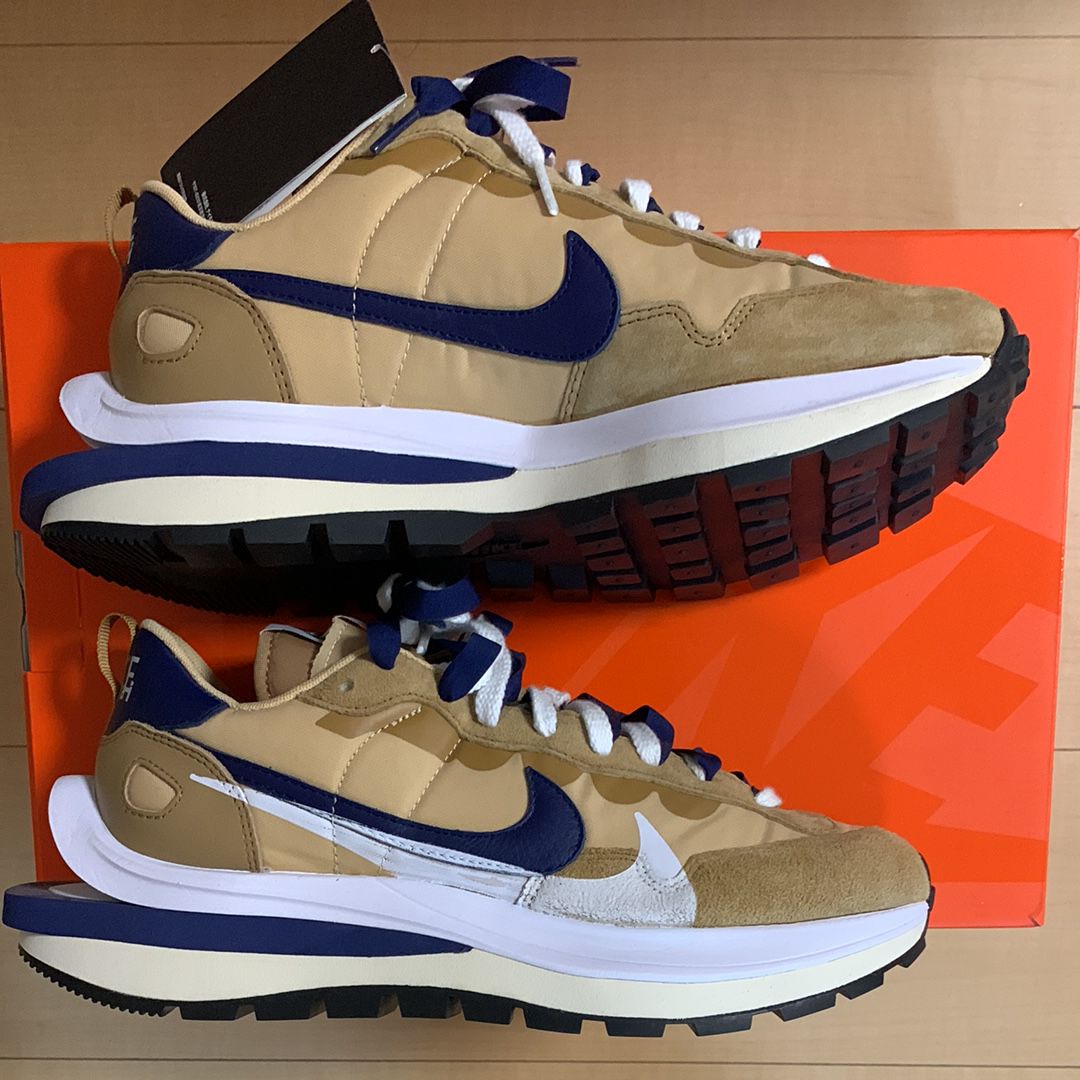 Sacai × Nike Vapor Waffle "Sesame And Blue Void"