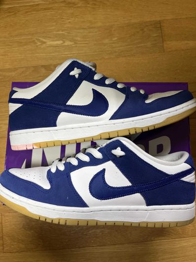 Nike SB Dunk Low "Los Angeles Dodgers/Deep Royal Blue"