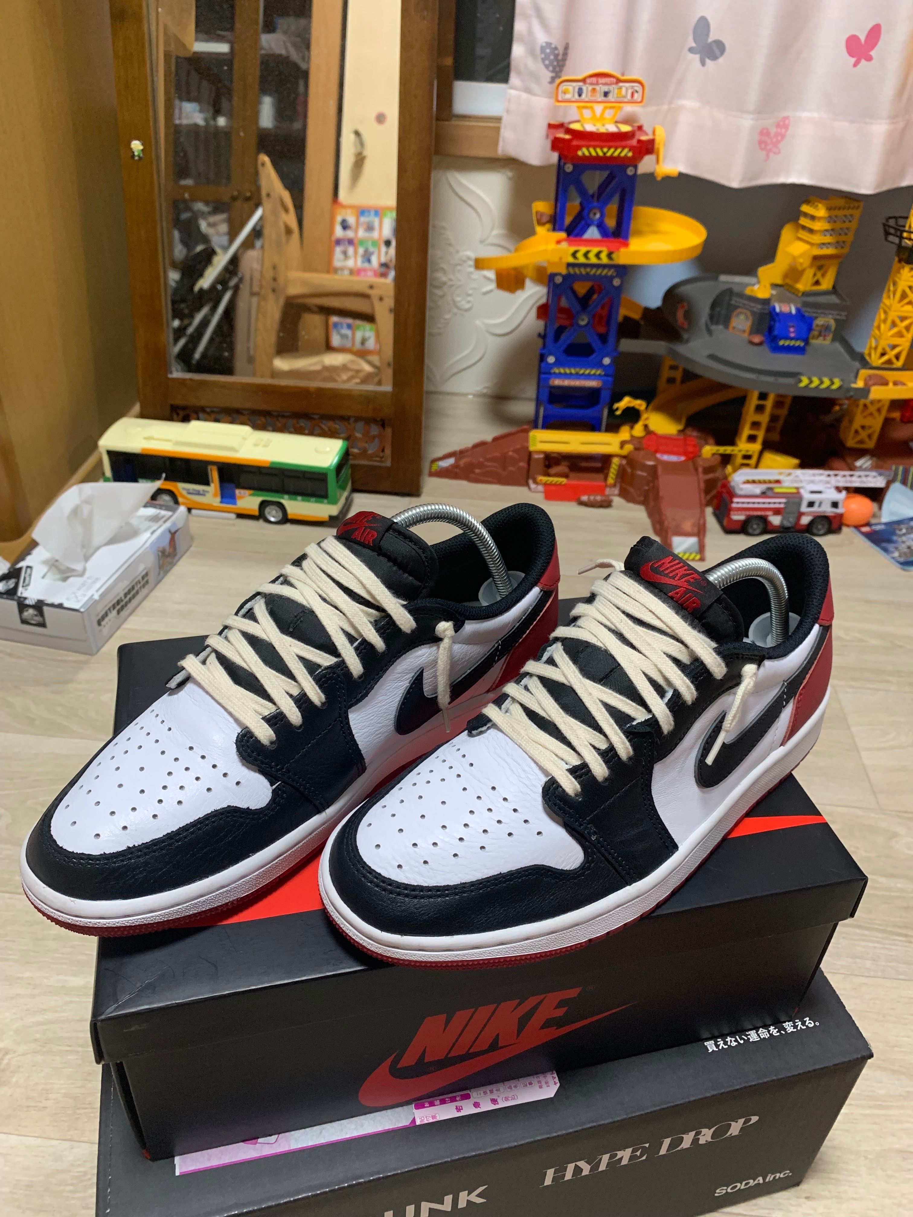 Nike Air Jordan 1 Retro Low OG "Black Toe"
