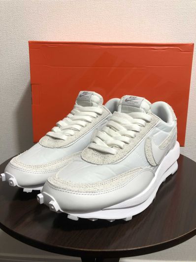 sacai × Nike LDV Waffle "Triple White"