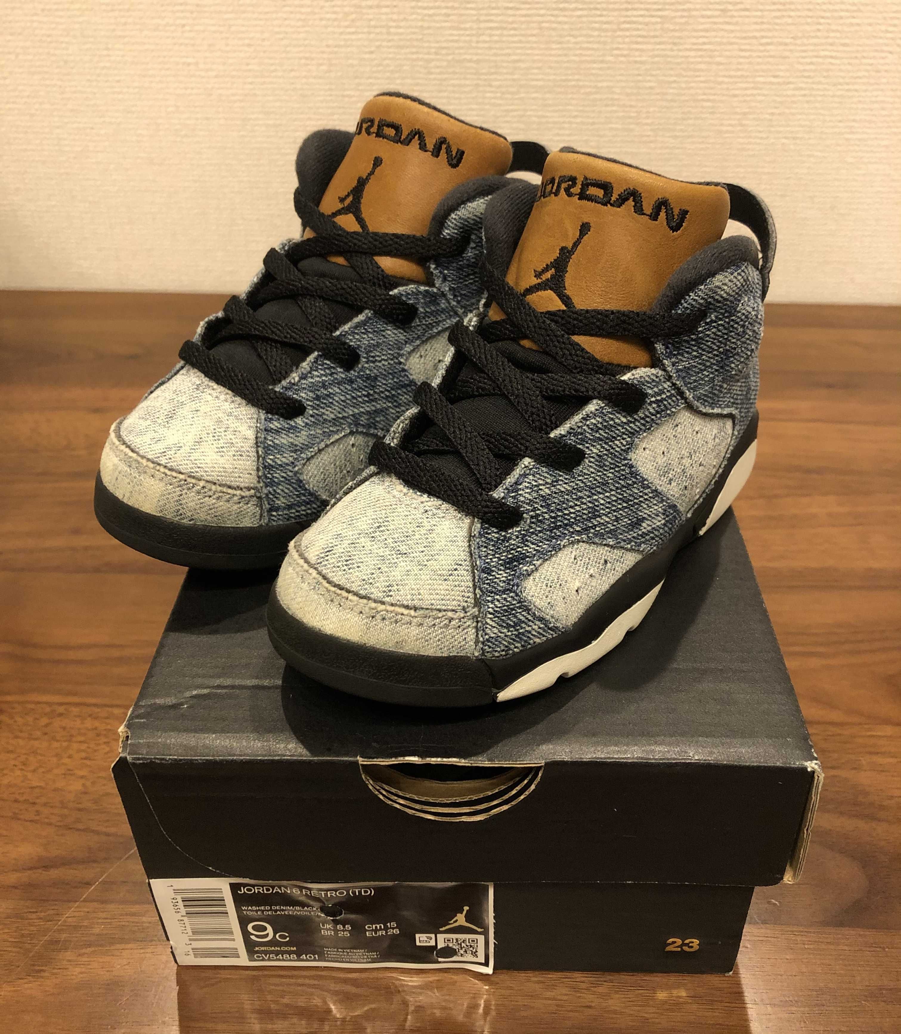 Nike TD Air Jordan 6 Retro "Washed Denim"