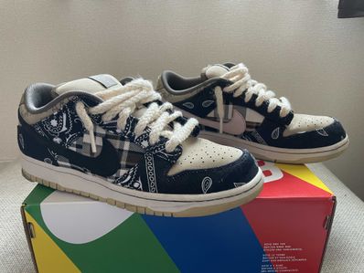 Travis Scott × Nike SB Dunk Low "Black/Parachute Beige"