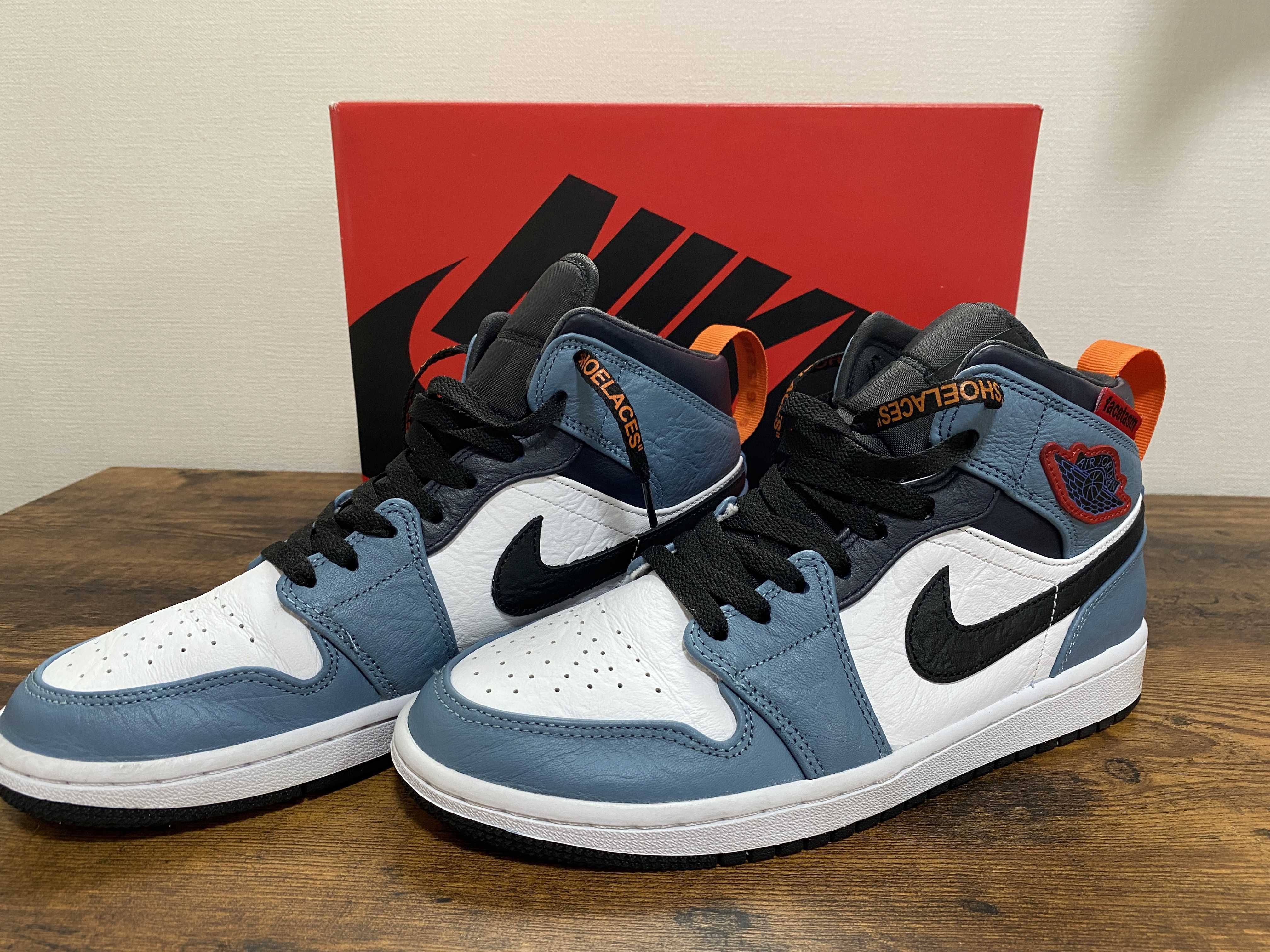 FACETASM × Nike Air Jordan 1 Mid "White/Navy"