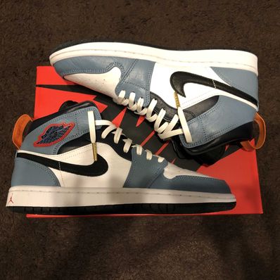 FACETASM × Nike Air Jordan 1 Mid "White/Navy"