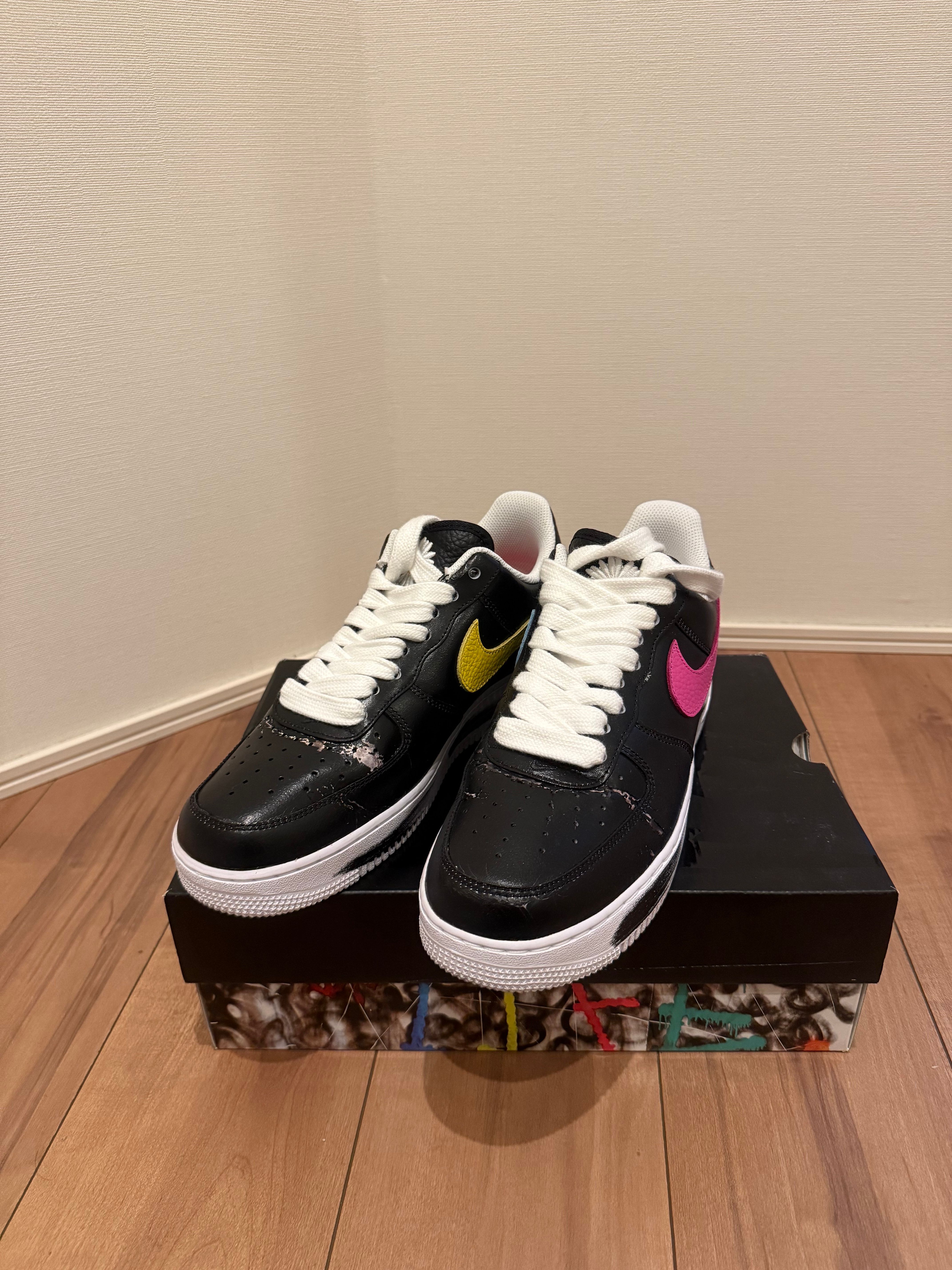 PEACEMINUSONE × Nike Air Force 1 Low '07 Para-Noise 3.0 "Black and Multi-Color" / G-DRAGON