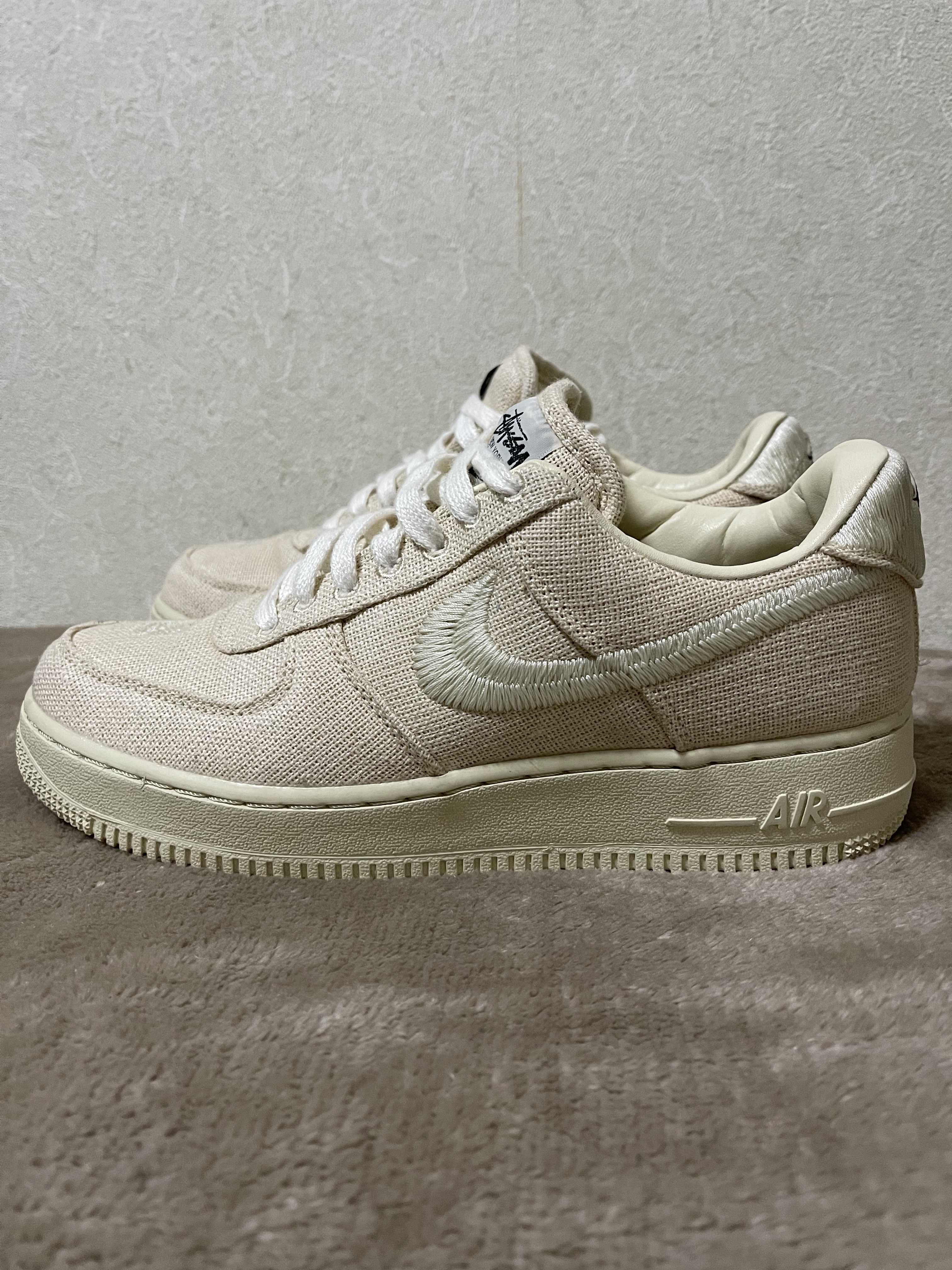 Stussy × Nike Air Force 1 Low "Fossil Stone"