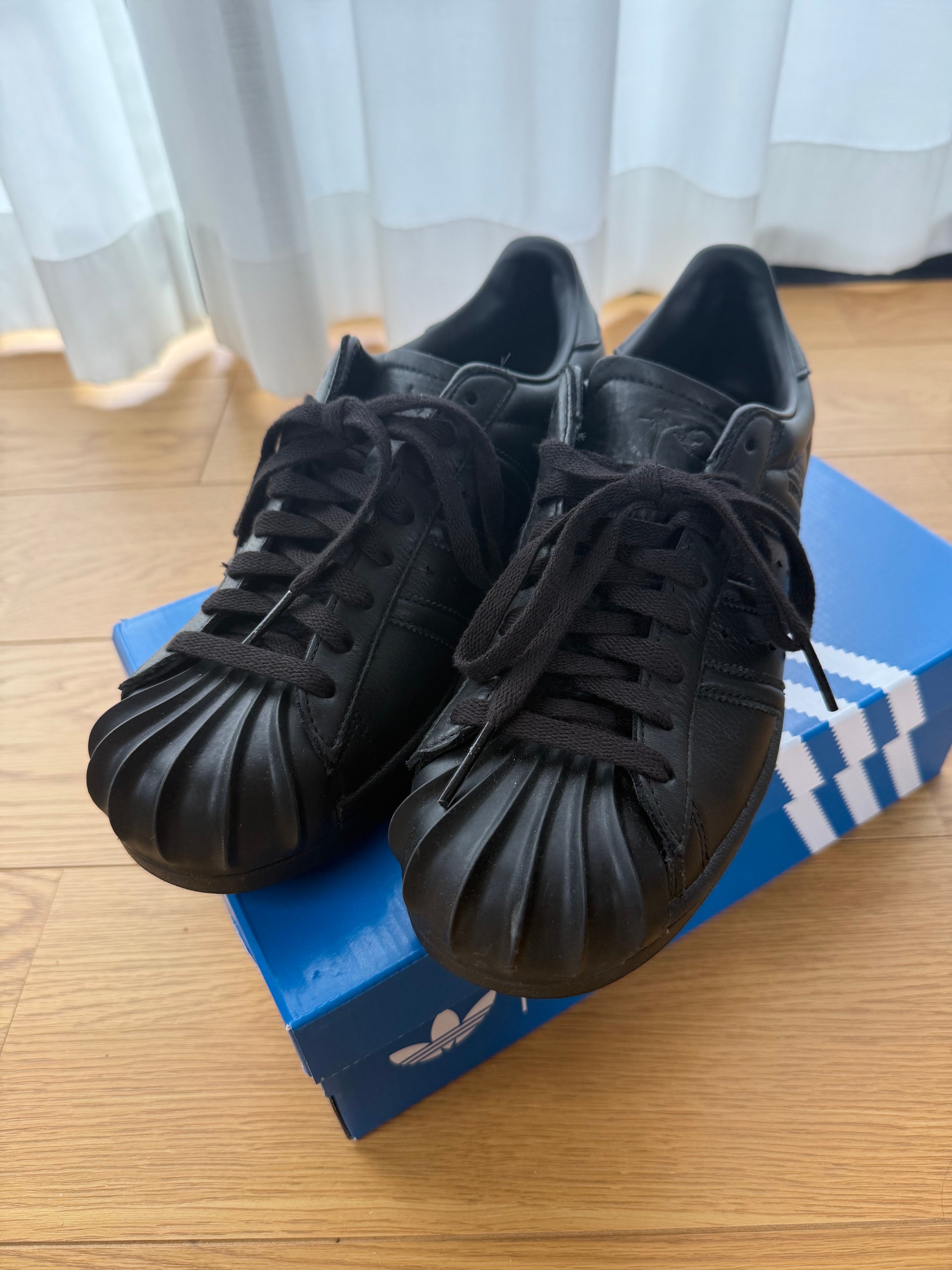 THUG CLUB × adidas Superstar Vintage "Core Black"