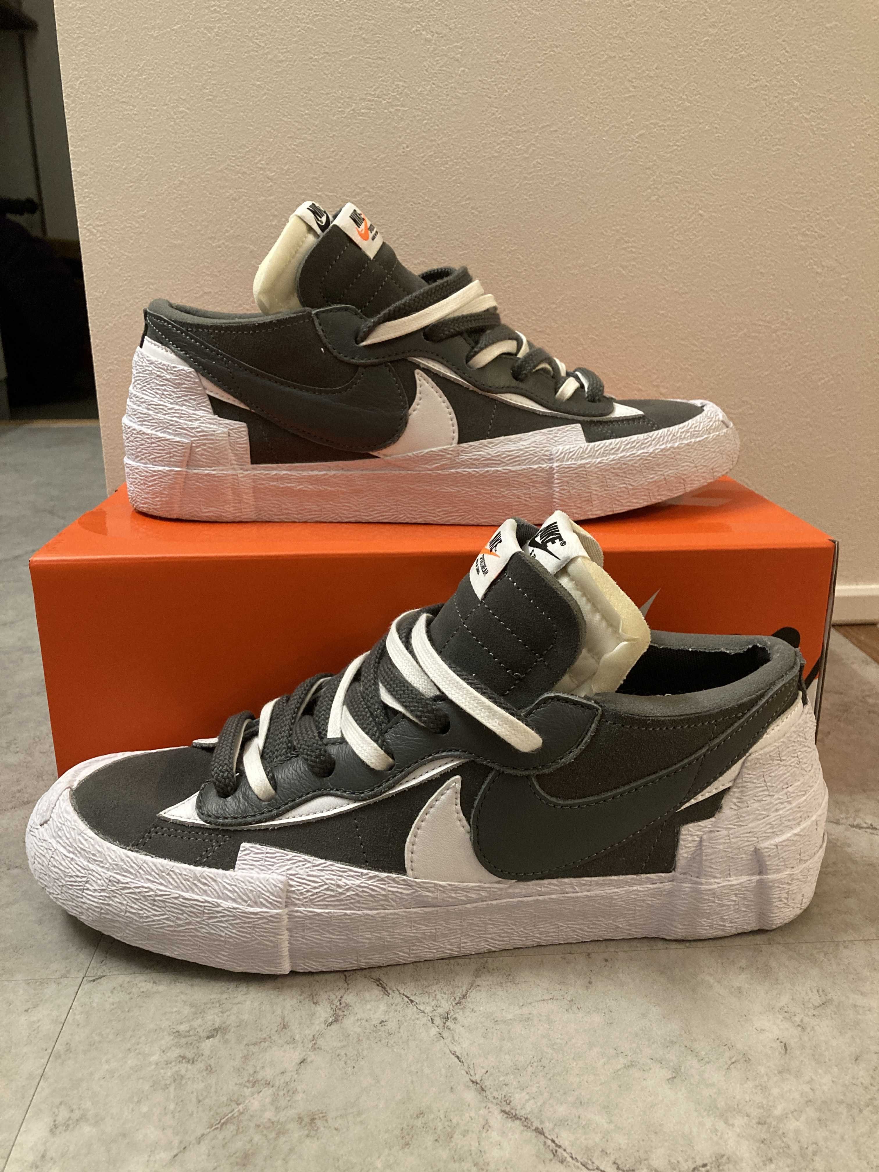 Sacai × Nike Blazer Low "Iron Grey"