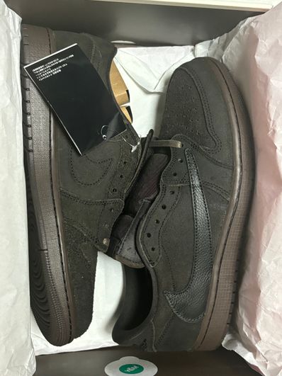 Travis Scott × Nike Air Jordan 1 Low OG SP "Velvet Brown and Dark Mocha"