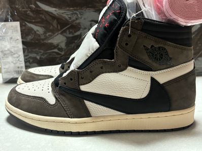 Travis Scott × Nike Air Jordan 1 Retro High OG TS SP "Sail/Dark Mocha"