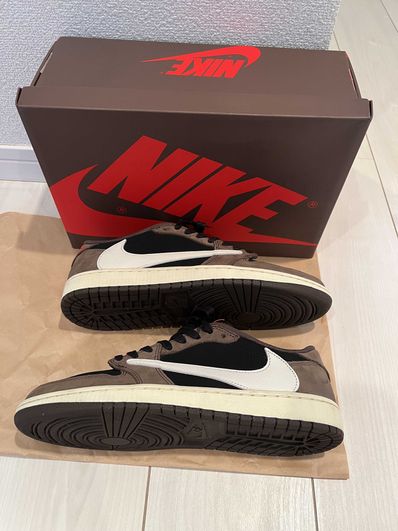 Travis Scott × Nike Air Jordan 1 Low OG SP-T "Black/Dark Mocha"