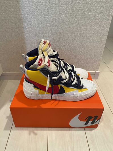 sacai × Nike Blazer Mid "Varsity Maize/Varsity Red"