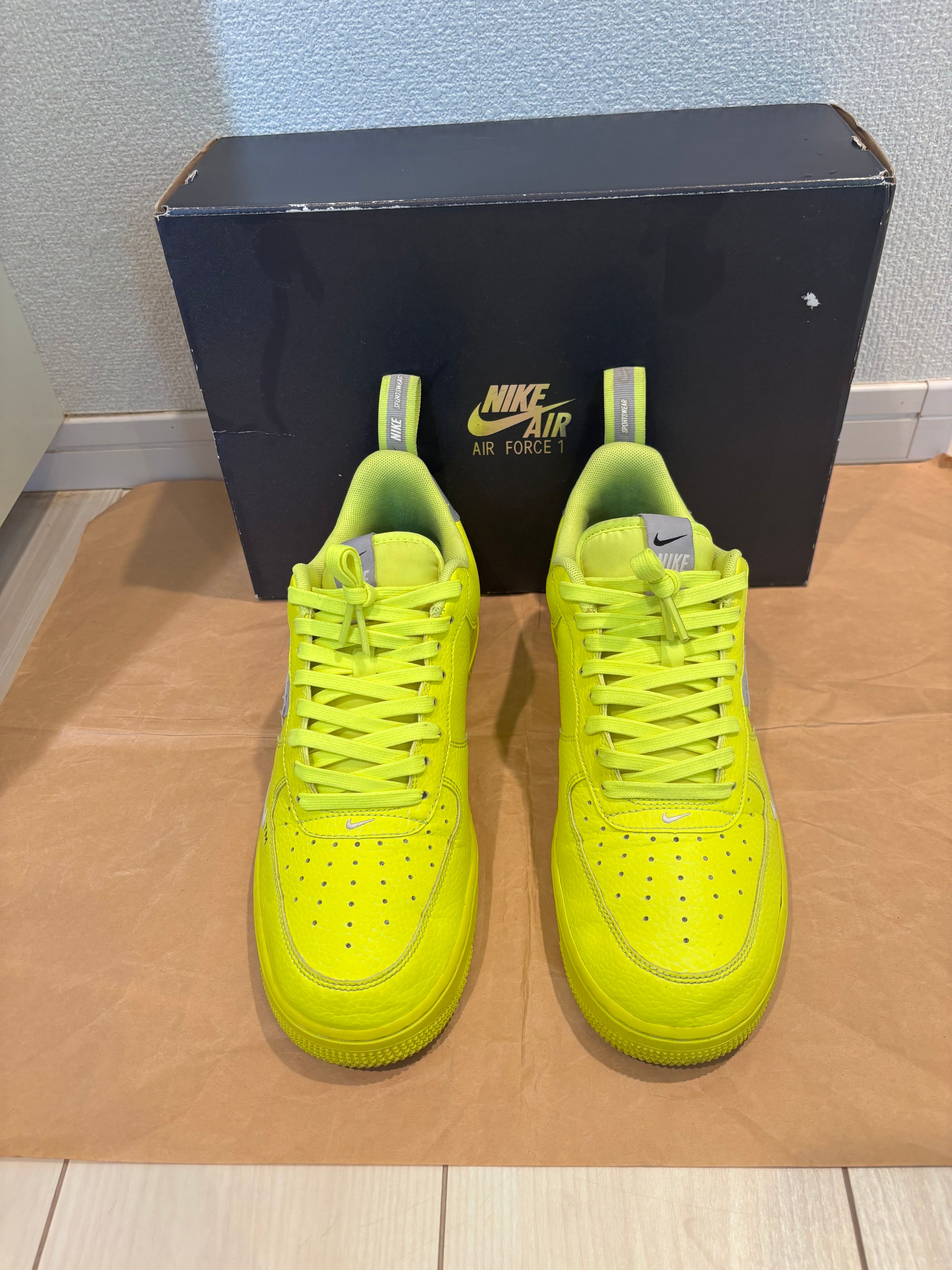Nike Air Force 1 Low Utility "Volt/White/Black/Wolf Grey"