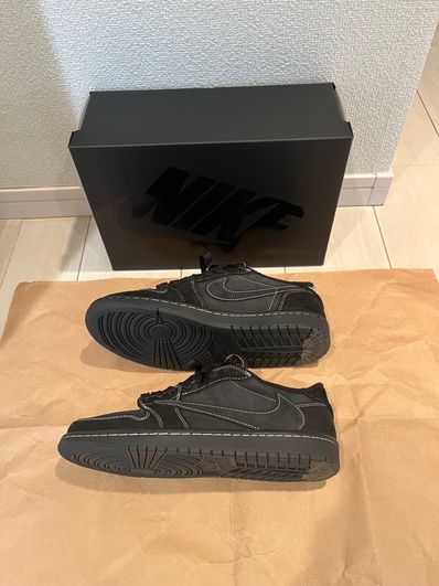 Travis Scott × Nike Air Jordan 1 Low OG SP "Black Phantom"