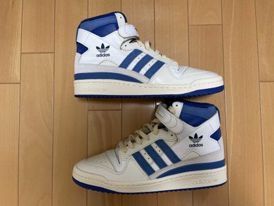 adidas Forum 84 High Blue Thread "Off White-Bright Blue/Footwear White"
