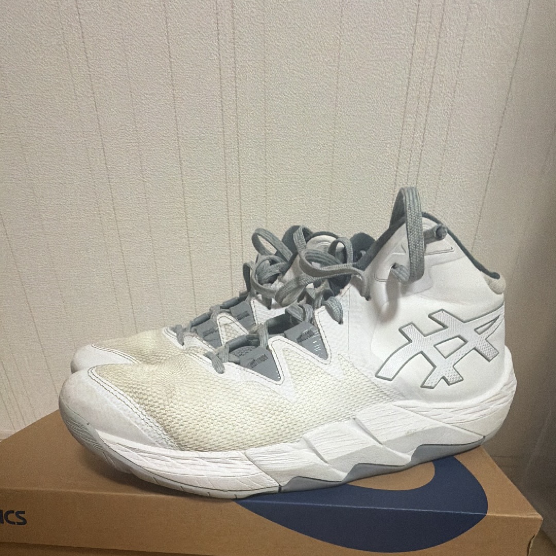 アシックス アンプレアルス2 ワイド "ホワイト/メトロポリス"