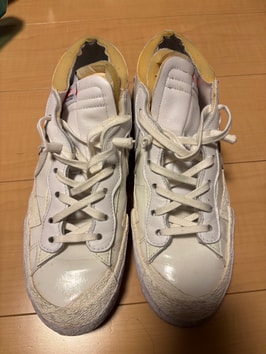 サカイ × ナイキ ブレーザー ロー "ホワイト パテント レザー"