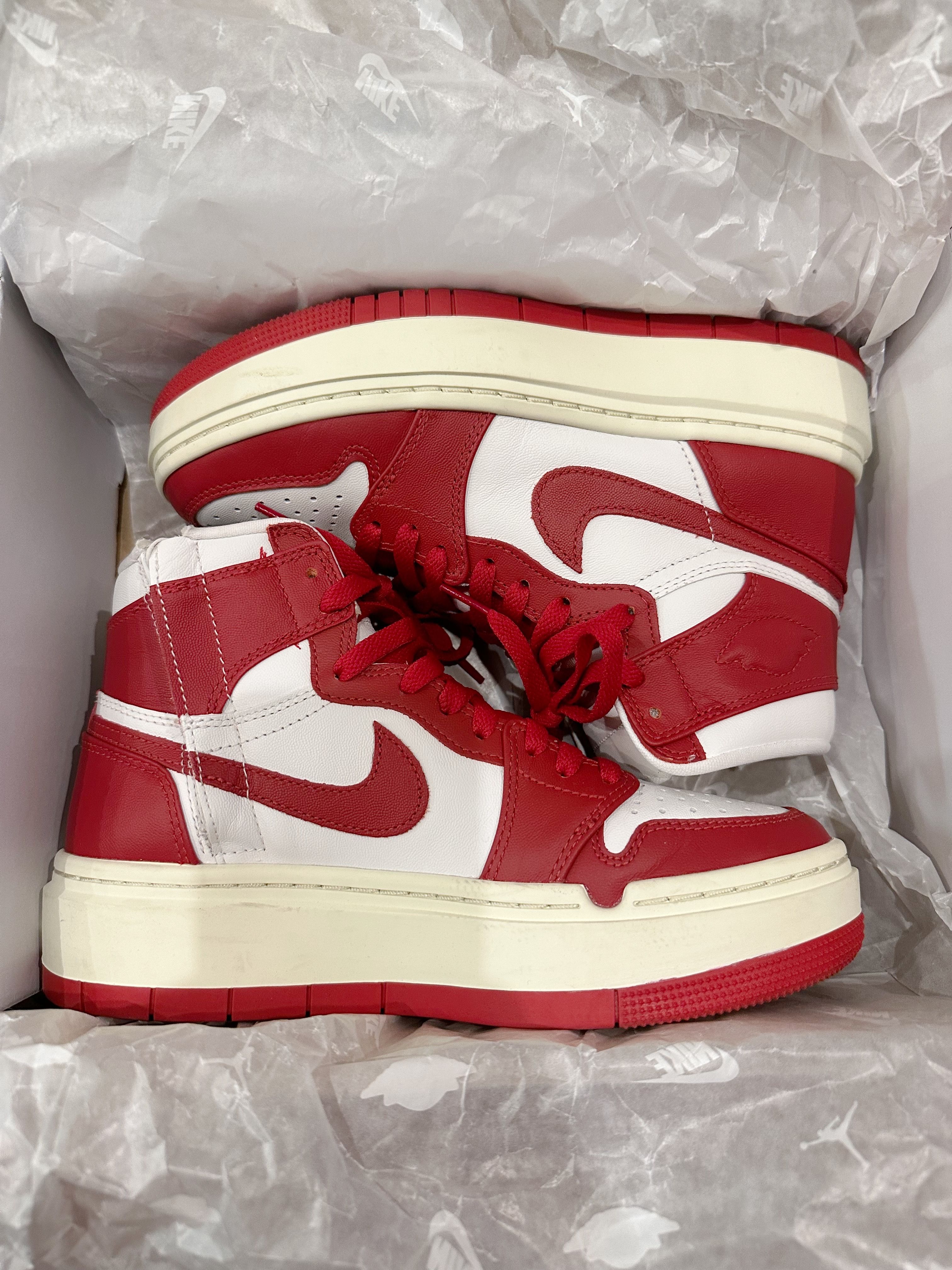 Nike Women's Air Jordan 1 High Elevate "Varsity Red and Summit White"