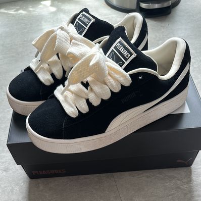 PLEASURES × Puma Suede XL "Black"