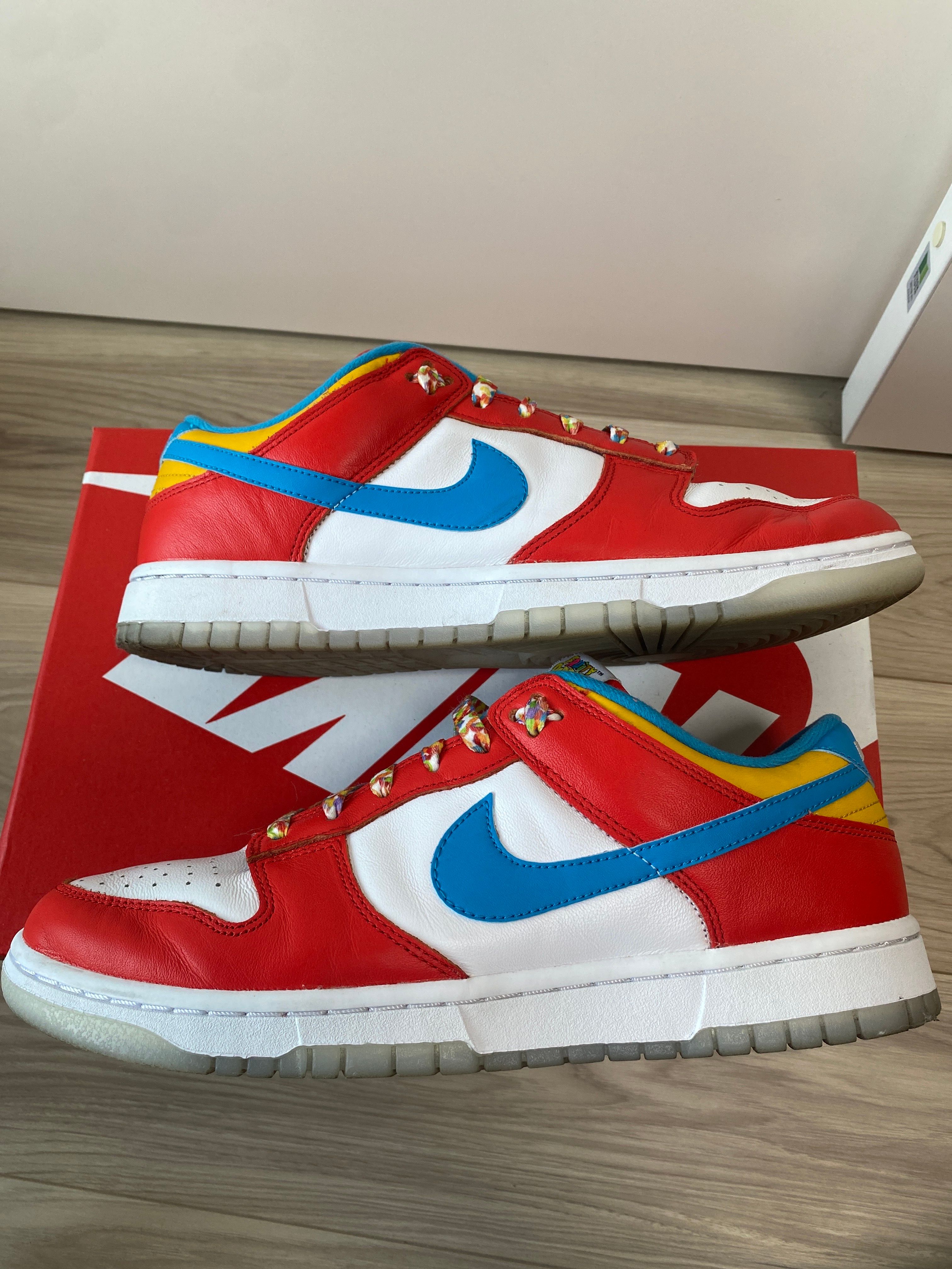 FRUiTY PEBBLESTM × Nike Dunk Low QS "Habanero Red/Dark Sulfur/Laser Blue"