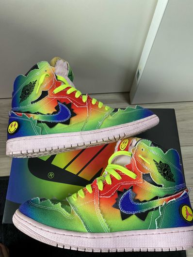 J Balvin × Nike Air Jordan 1 High OG "Rainbow"