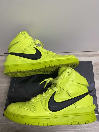 AMBUSH × NIKE DUNK HIGH "FLASH LIME"