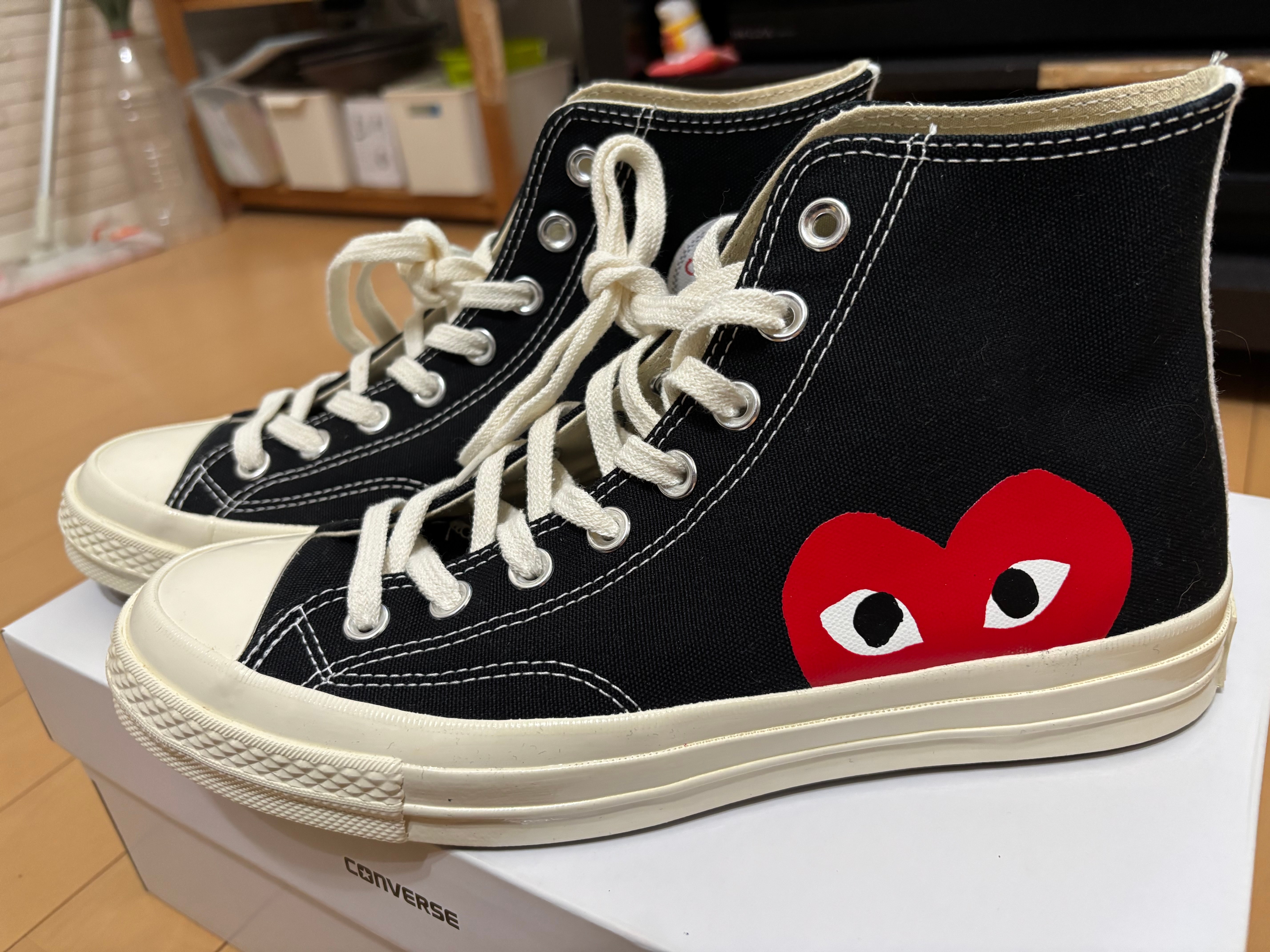 PLAY COMME des GARCONS × Converse All Star Hi "Black"