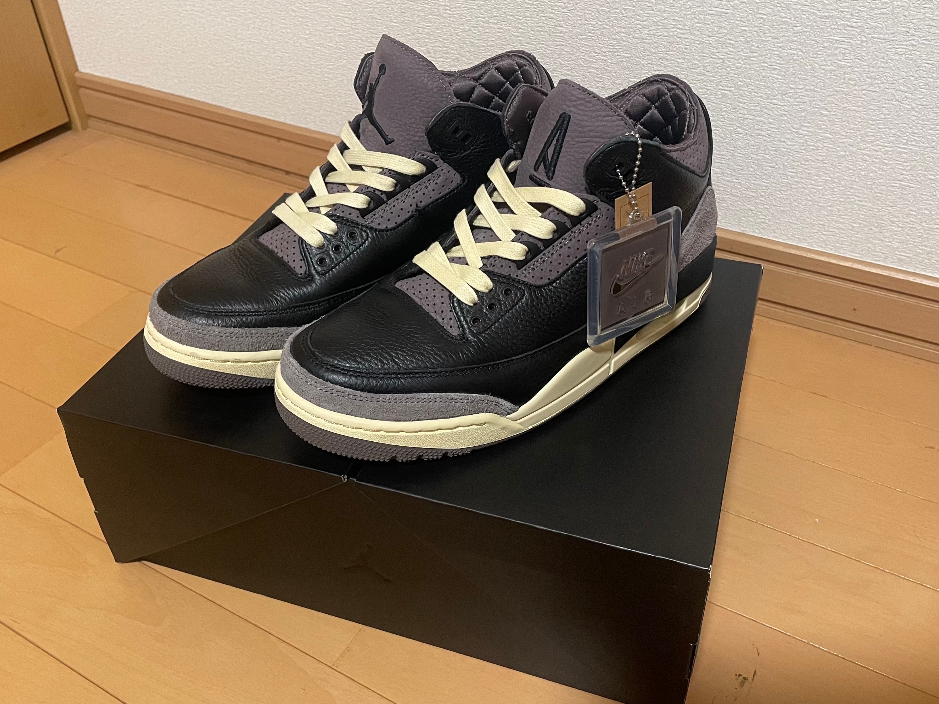 A Ma Maniere × Nike Women's Air Jordan 3 Retro OG SP "Black and Flat Pewter/WYWS"