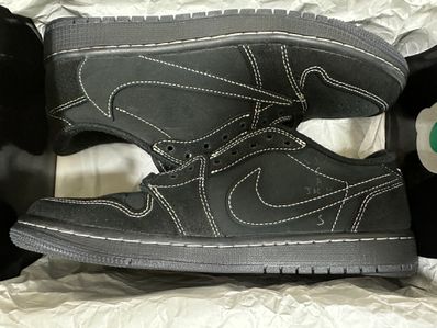 Travis Scott × Nike Air Jordan 1 Low OG SP "Black Phantom"