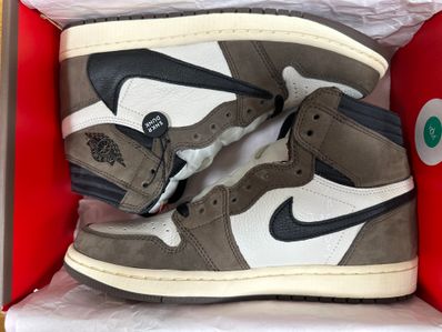 Travis Scott × Nike Air Jordan 1 Retro High OG TS SP "Sail/Dark Mocha"
